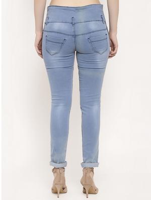 mid rise stone washed jeans - 17214686 - Standard Image - 3