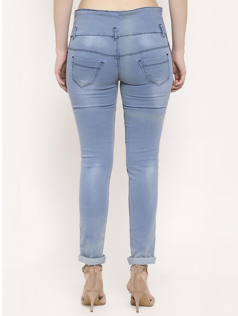 mid rise stone washed jeans - 17214686 - Zoom Image - 3