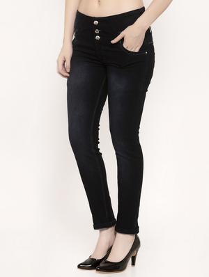 mid rise stone washed jeans - 17214687 - Standard Image - 2