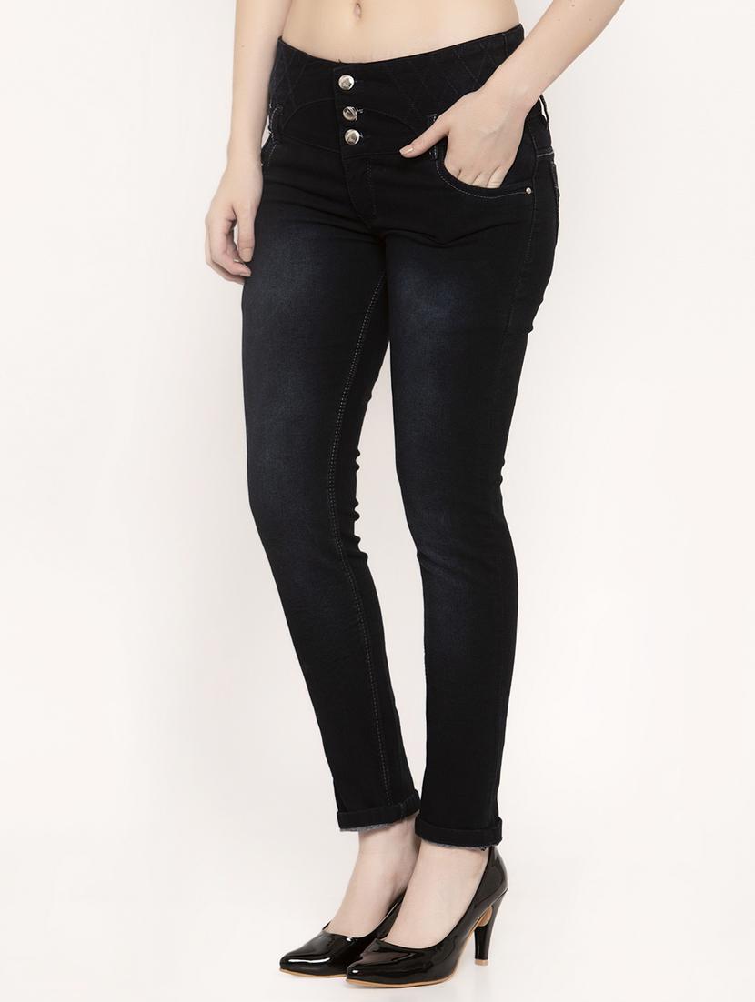 mid rise stone washed jeans - 17214687 - Zoom Image - 2