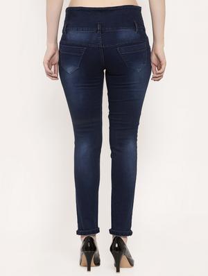 mid rise stone washed jeans - 17214688 - Standard Image - 2