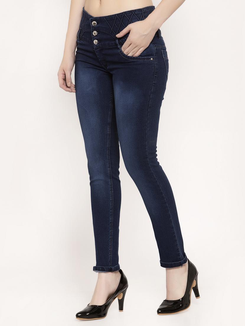 mid rise stone washed jeans - 17214688 - Zoom Image - 1