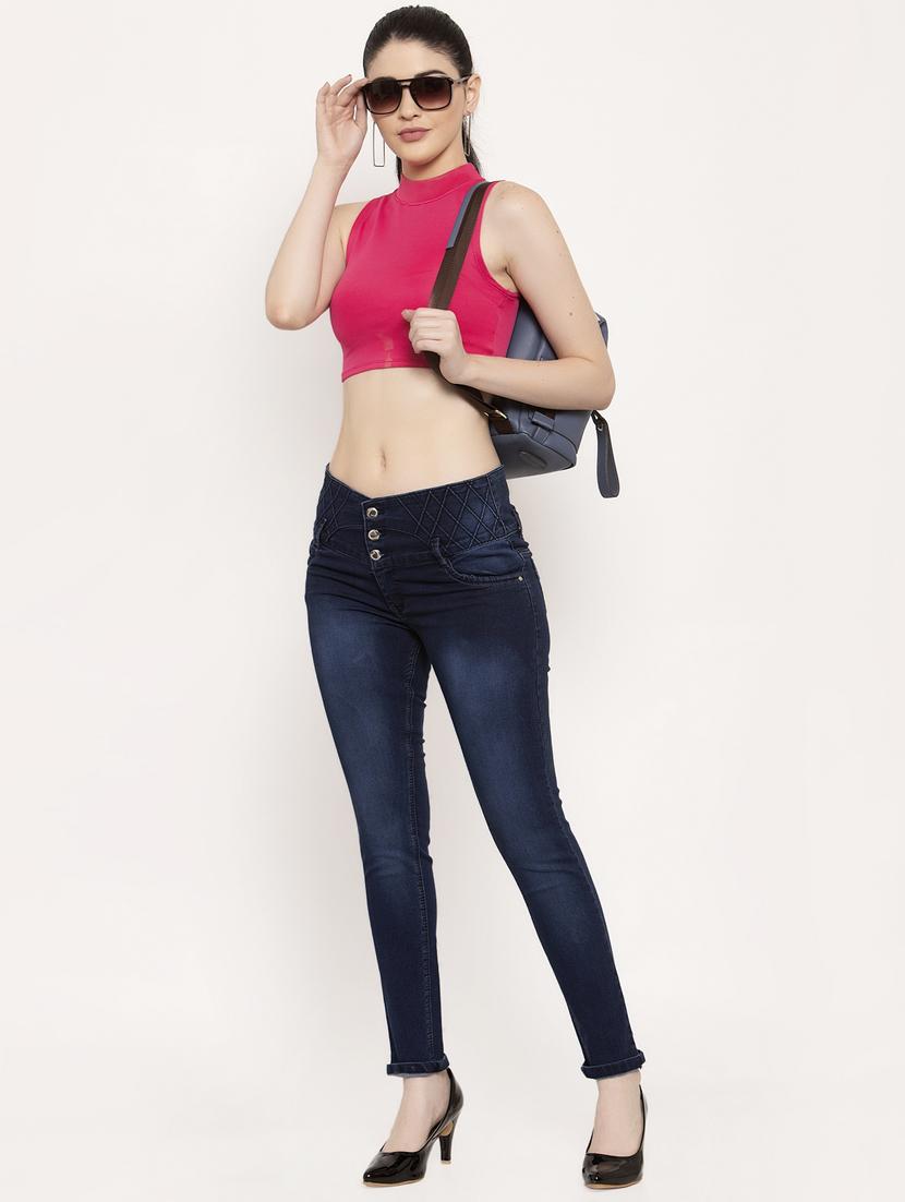 mid rise stone washed jeans - 17214688 - Zoom Image - 3