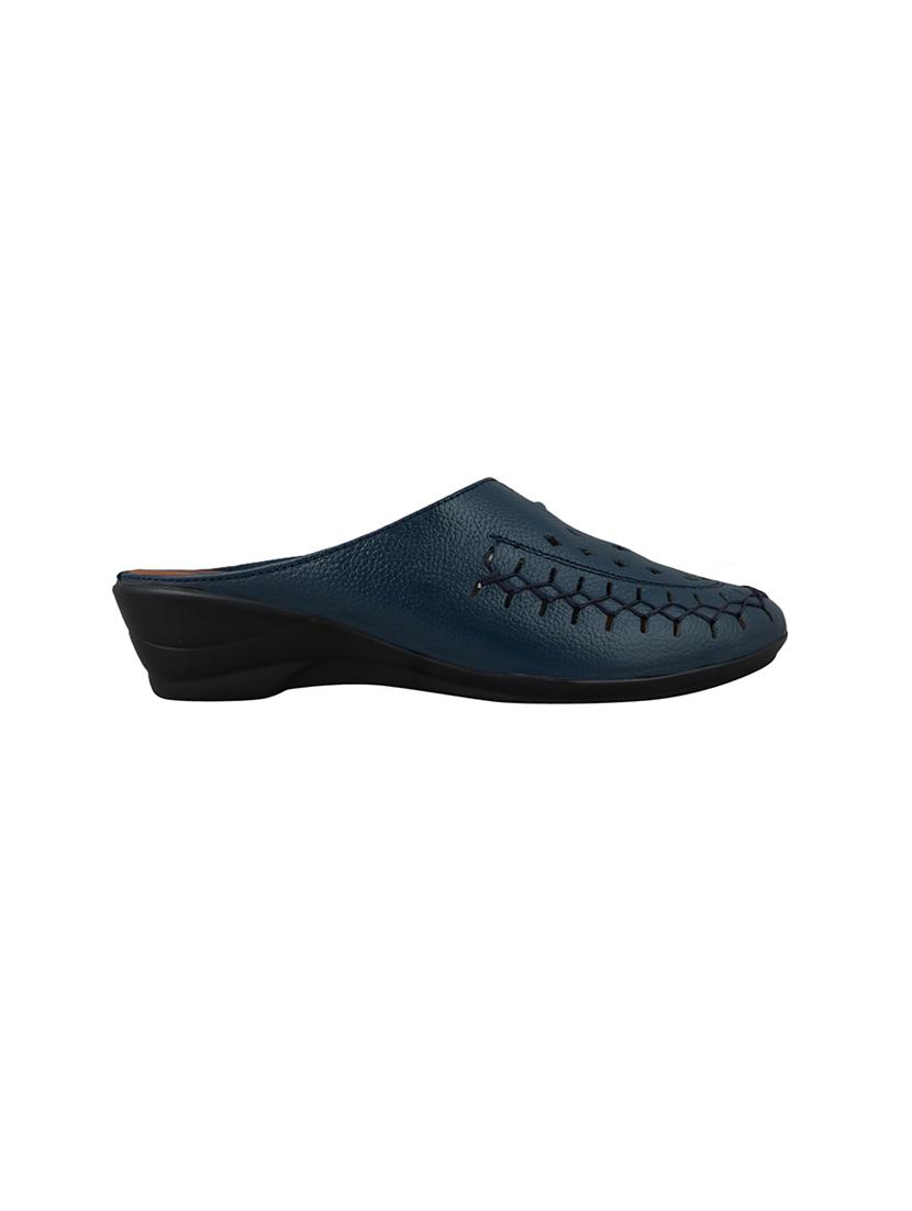blue slip on wedges - 17214709 - Zoom Image - 2