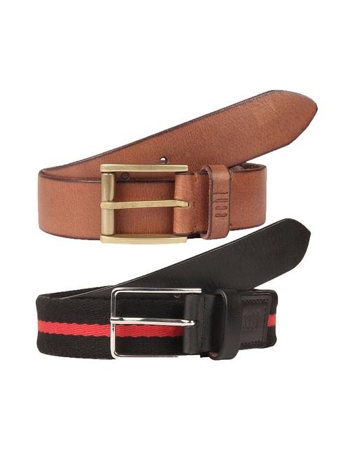 multi colored leather belt - 17214830 - Standard Image - 1