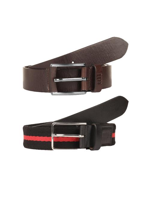 multi colored leather belt - 17215001 - Standard Image - 1