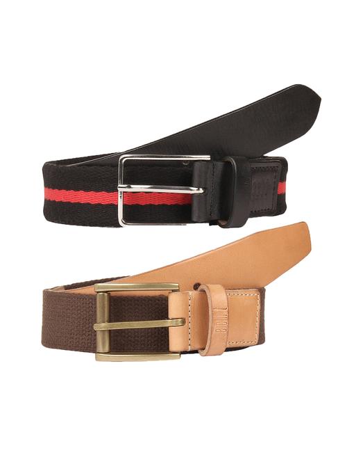 multi colored leather belt - 17215023 - Standard Image - 1
