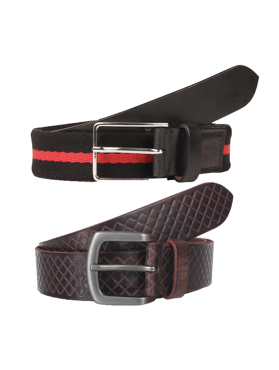multi colored leather belt - 17215044 - Zoom Image - 1