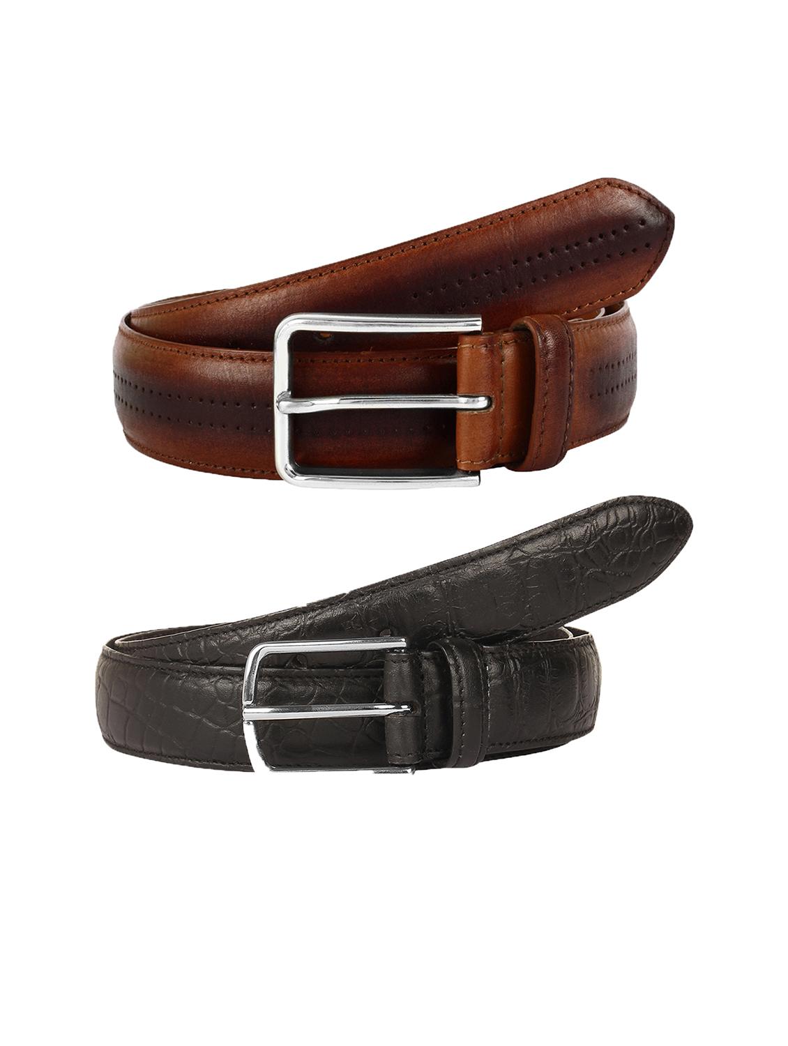 multi colored leather belt - 17215109 - Zoom Image - 1
