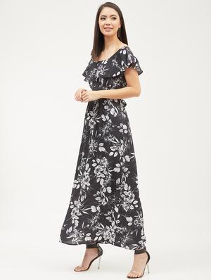 off shoulder floral maxi dress - 17215517 - Standard Image - 2
