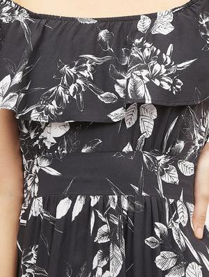 off shoulder floral maxi dress - 17215517 - Standard Image - 4