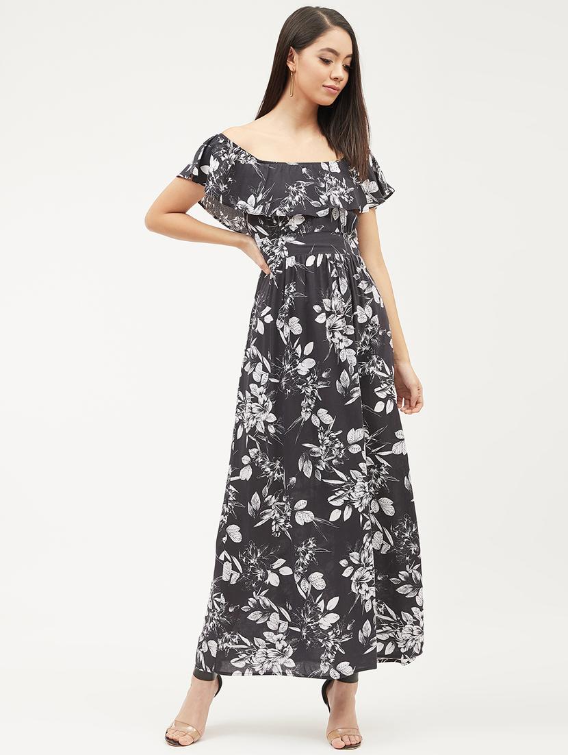 off shoulder floral maxi dress - 17215517 - Zoom Image - 1