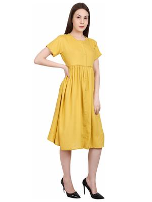 button-up a-line dress - 17215542 - Standard Image - 2