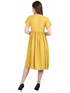 button-up a-line dress - 17215542 - Standard Image - 3