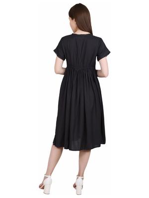 button-up a-line dress - 17215544 - Standard Image - 3