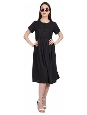 button-up a-line dress - 17215544 - Standard Image - 4