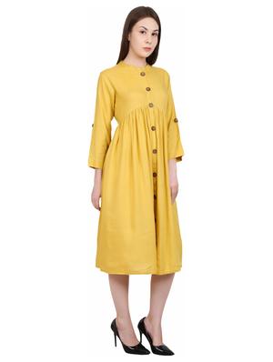 button-up a-line dress - 17215546 - Standard Image - 2