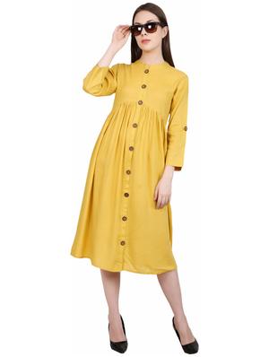 button-up a-line dress - 17215546 - Standard Image - 4