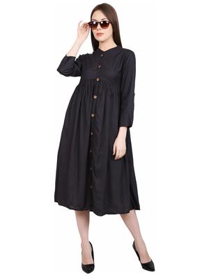 button-up a-line dress - 17215548 - Standard Image - 4