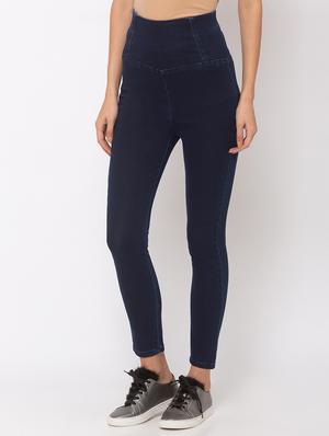 dark blue denim jeggings - 17215685 - Standard Image - 2