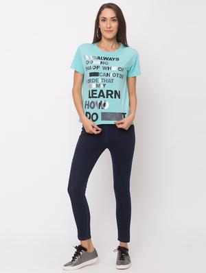 dark blue denim jeggings - 17215685 - Standard Image - 4