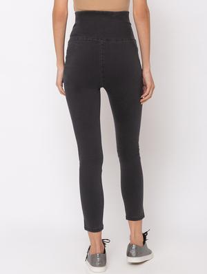black denim jeggings - 17215686 - Standard Image - 3