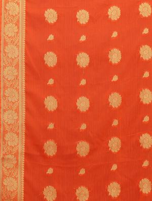self design zari work saree with blouse - 17215796 - Standard Image - 4