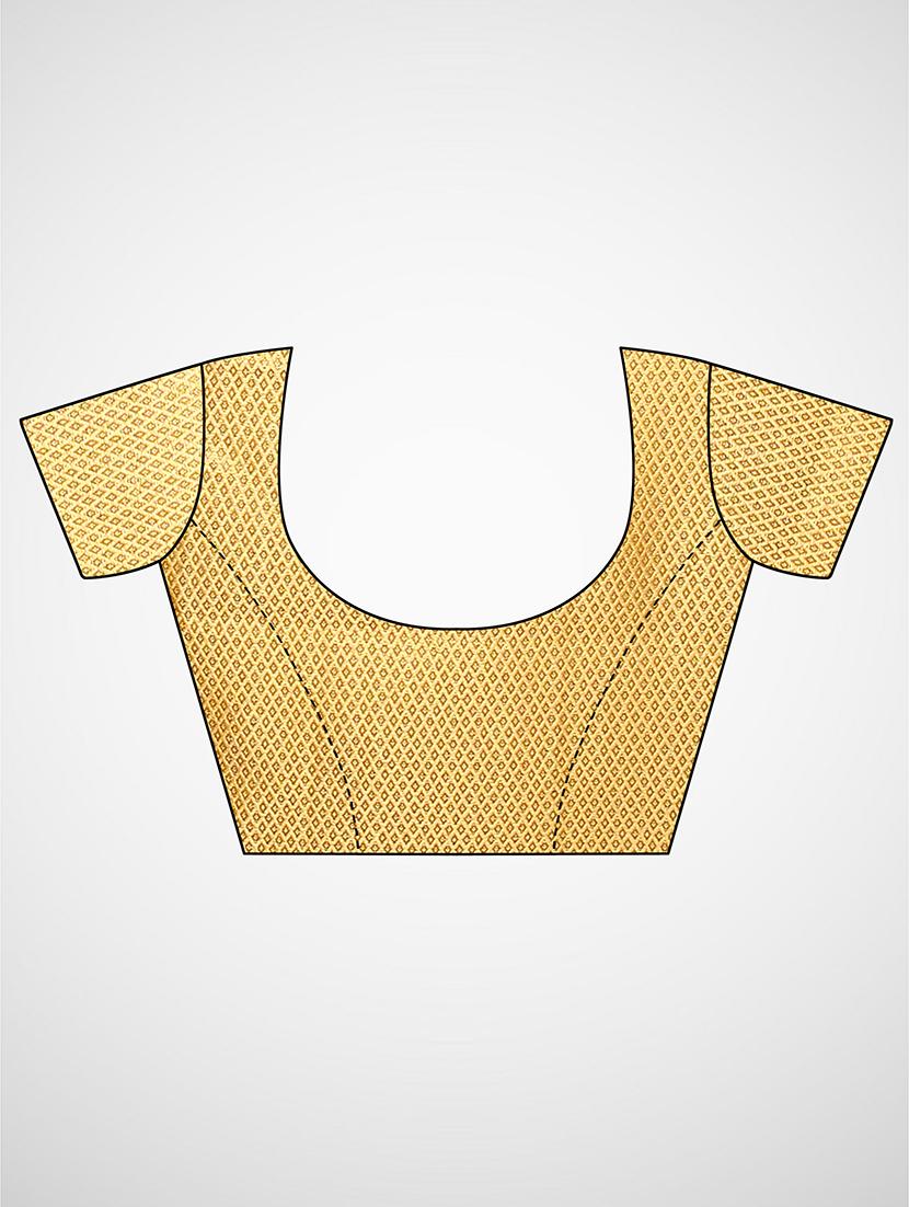 self design zari work saree with blouse - 17215796 - Zoom Image - 3