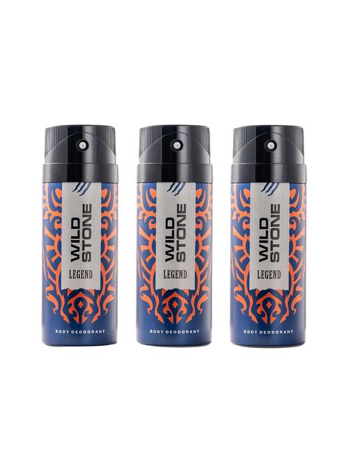 wild stone legend deodorant for men 225 ml (pack of 3) - 17215897 - Standard Image - 1