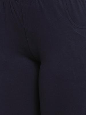 navy blue cotton leggings - 17215982 - Standard Image - 4