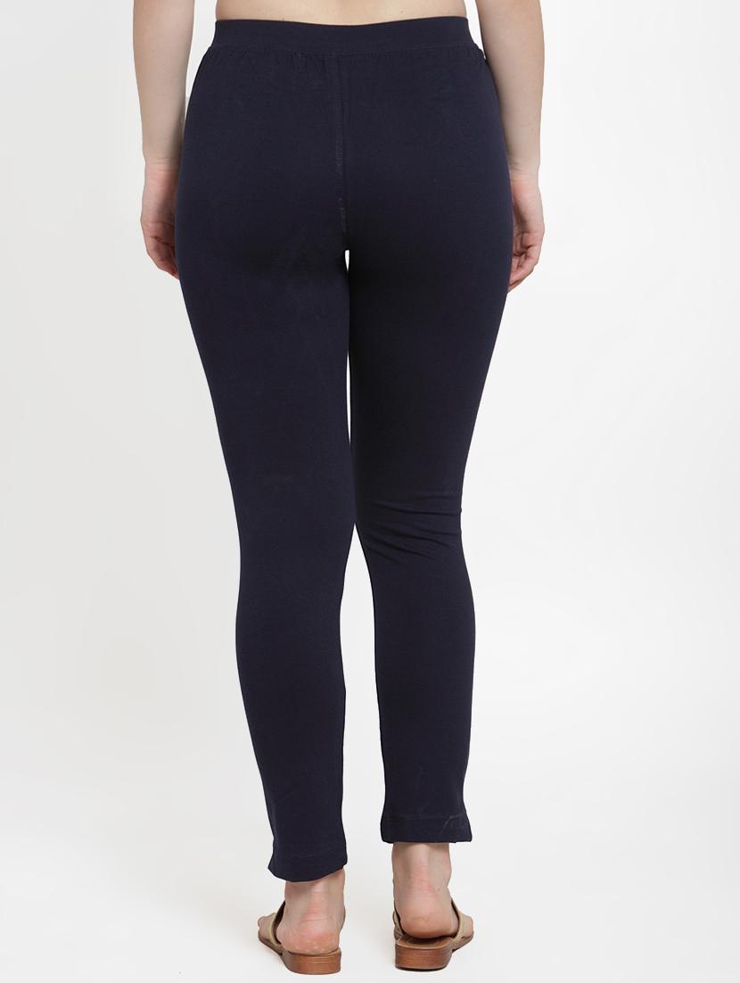 navy blue cotton leggings - 17215982 - Zoom Image - 2