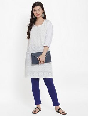 blue cotton leggings - 17215985 - Standard Image - 3