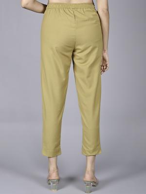 high rise flat front trouser - 17216096 - Standard Image - 3