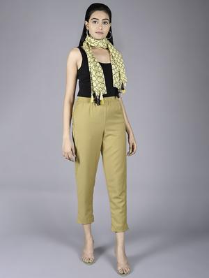 high rise flat front trouser - 17216096 - Standard Image - 4
