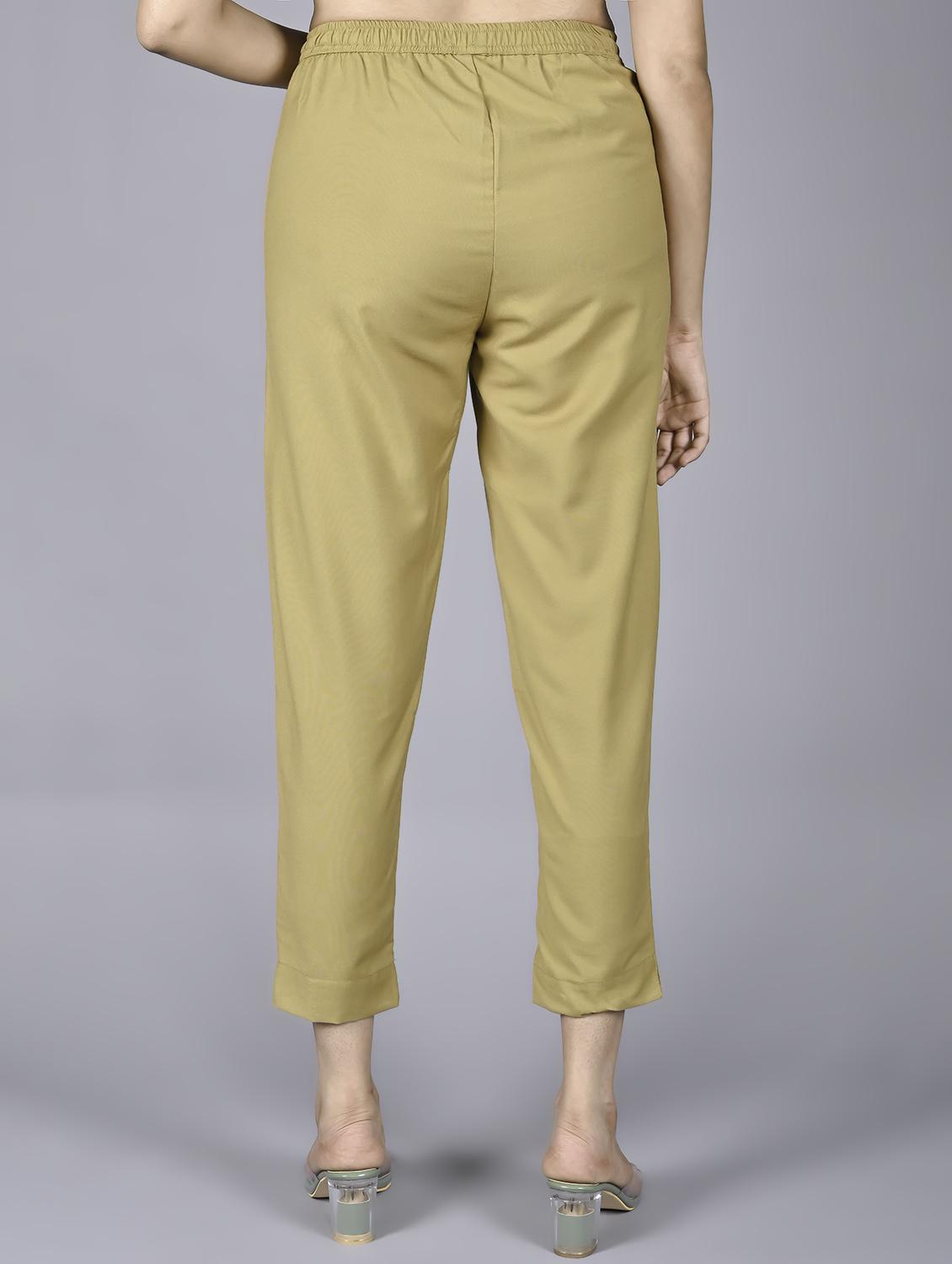 high rise flat front trouser - 17216096 - Zoom Image - 3