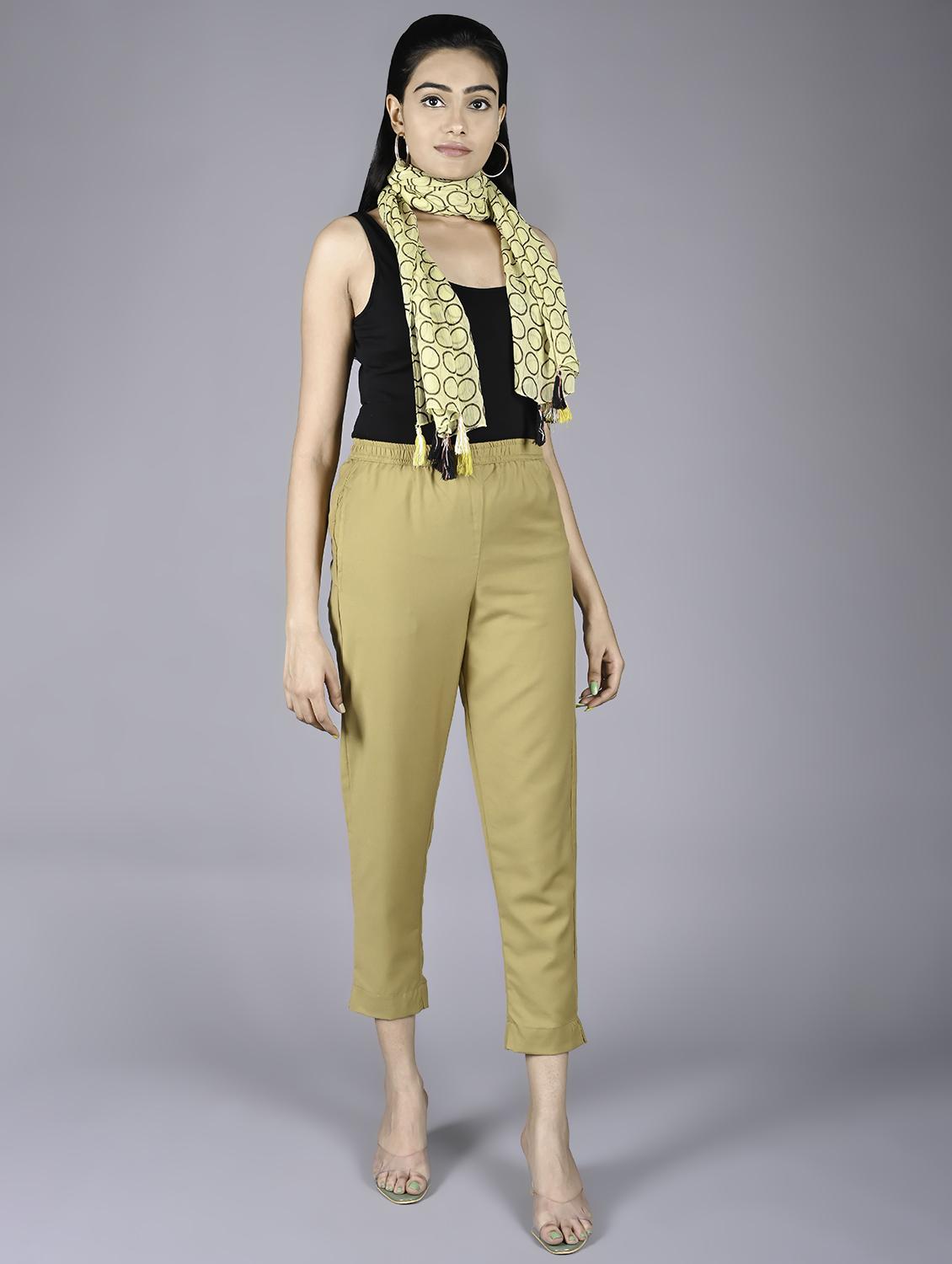 high rise flat front trouser - 17216096 - Zoom Image - 4