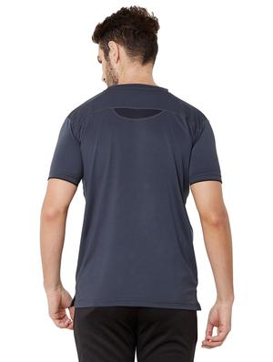 grey solid t-shirt - 17216240 - Standard Image - 3