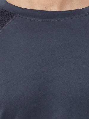 grey solid t-shirt - 17216240 - Standard Image - 4