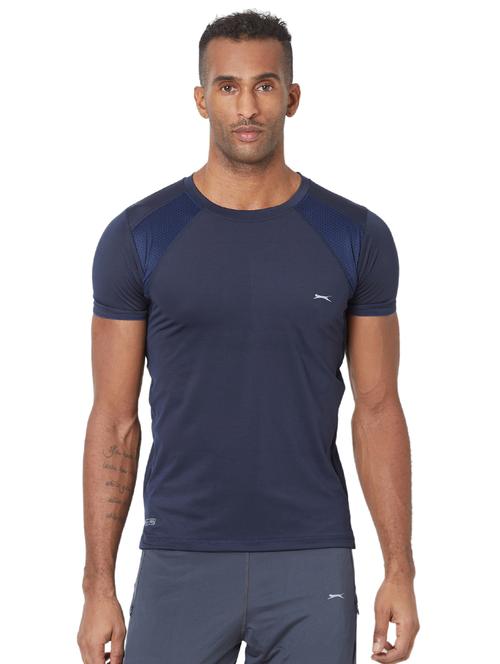 blue solid t-shirt - 17216241 - Standard Image - 1