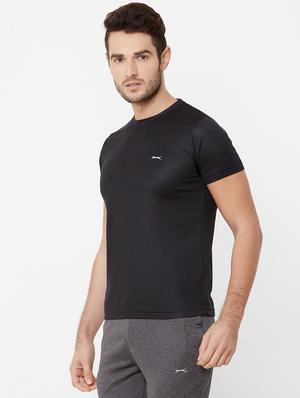 black solid t-shirt - 17216242 - Standard Image - 2