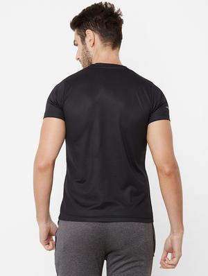 black solid t-shirt - 17216242 - Standard Image - 3