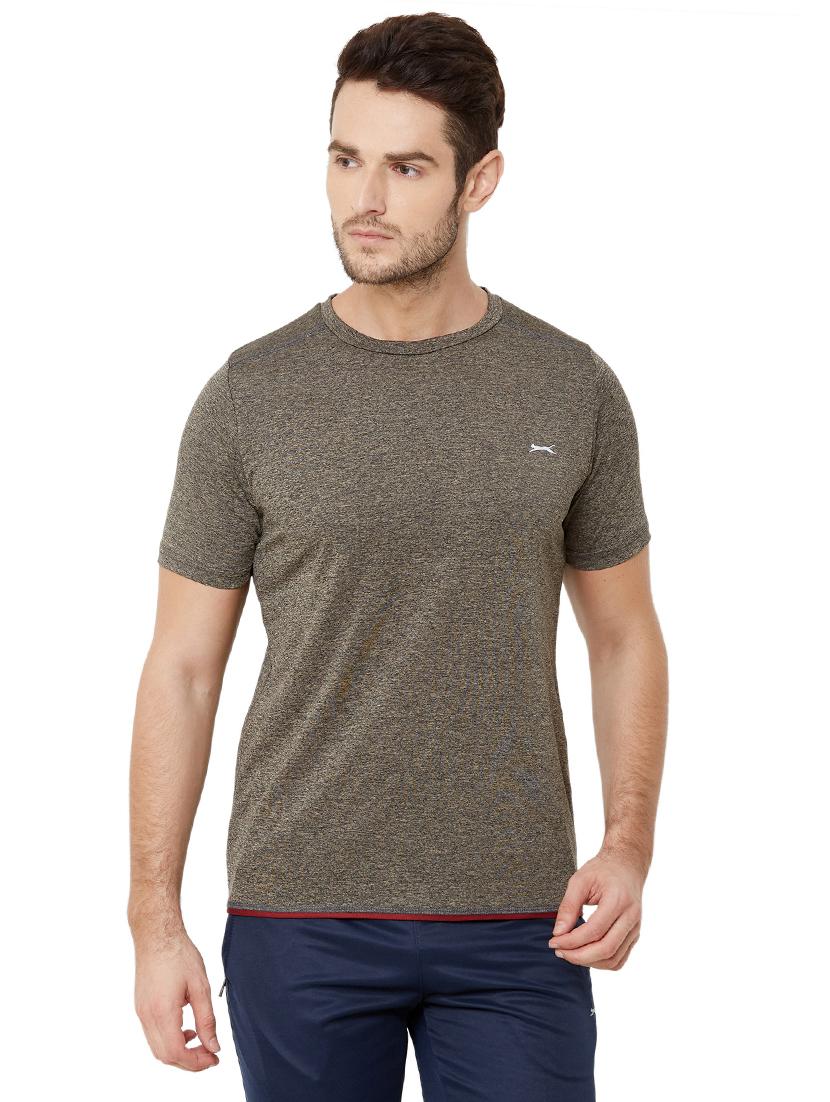 grey solid t-shirt - 17216248 - Zoom Image - 1