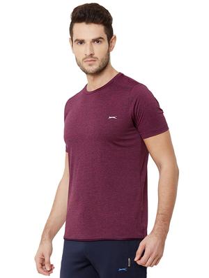 maroon solid t-shirt - 17216249 - Standard Image - 2