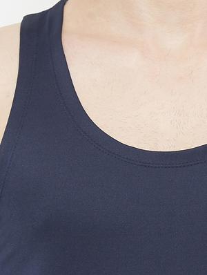navy blue color block t-shirt - 17216251 - Standard Image - 4