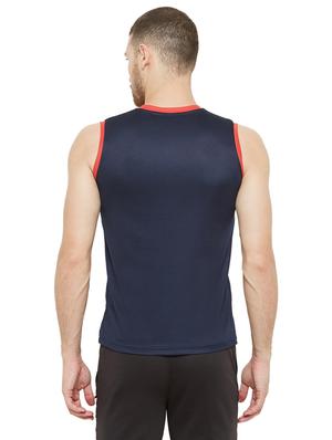 navy blue printed t-shirt - 17216253 - Standard Image - 3
