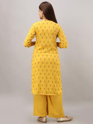 polka dots straight kurta - 17216410 - Standard Image - 3