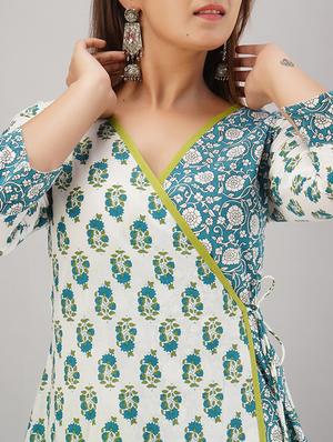 floral straight kurta - 17216430 - Standard Image - 4