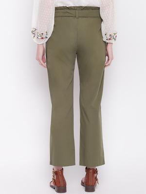 belted tie front trouser - 17216431 - Standard Image - 3