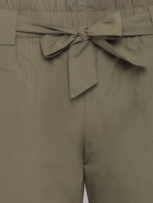 belted tie front trouser - 17216431 - Standard Image - 5