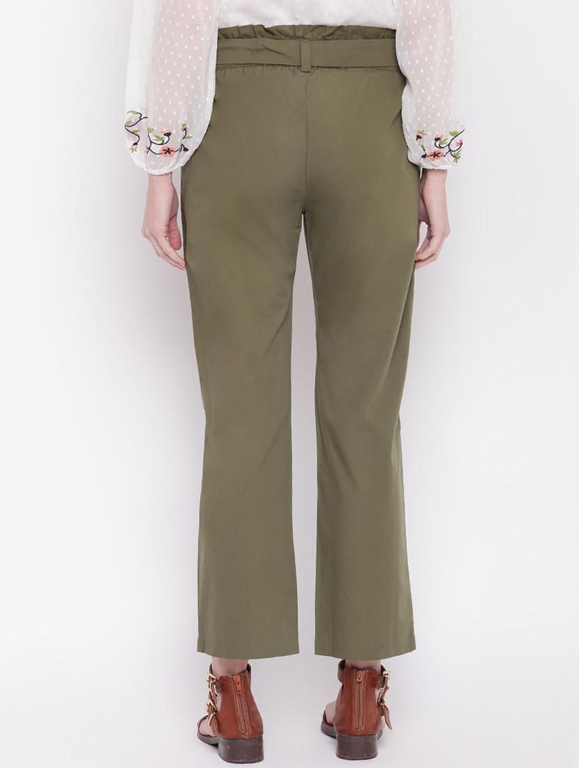 belted tie front trouser - 17216431 - Zoom Image - 3